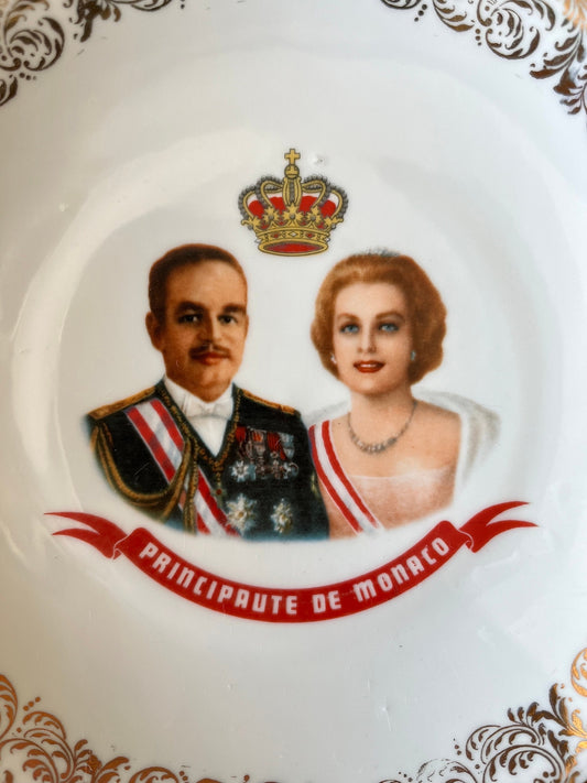 Assiette décorative principauté de Monaco, Limoges