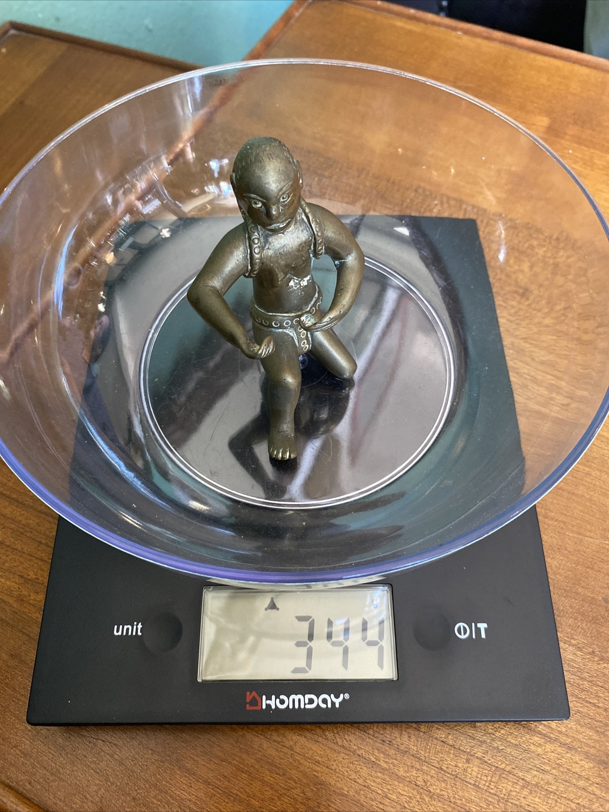 Petit Bronze Homme Asiatique XXÈME Siècle