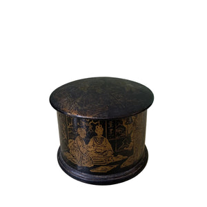 Boîte En Papier Mâché et bois doré Époque Napoléon III