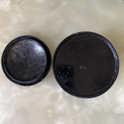 Boîte En Papier Mâché et bois doré Époque Napoléon III