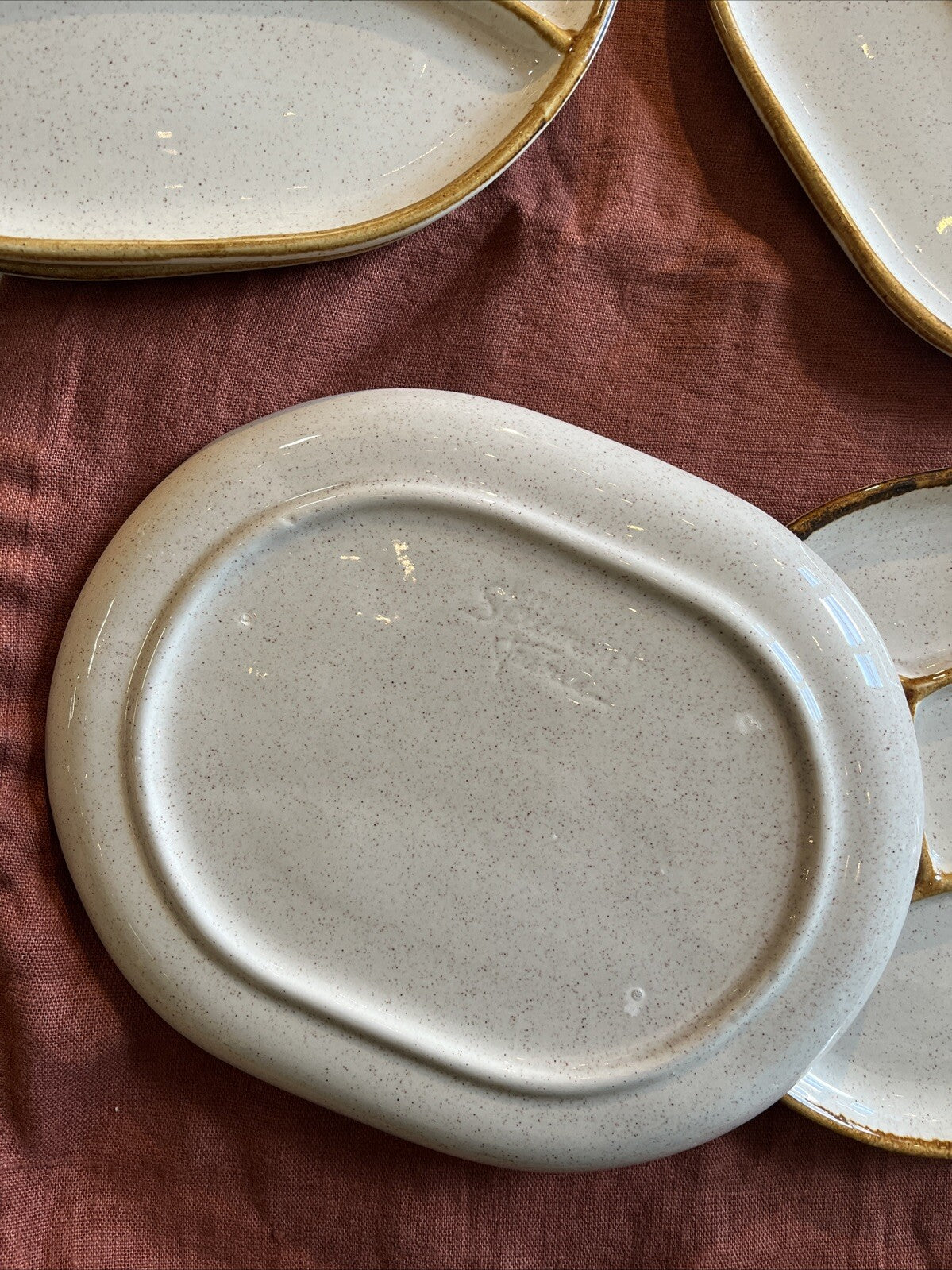 Assiettes Anciennes À Compartiment St Clément