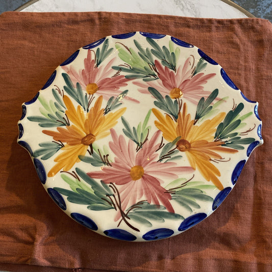 Dessous De Plat Décor Main En Faïence