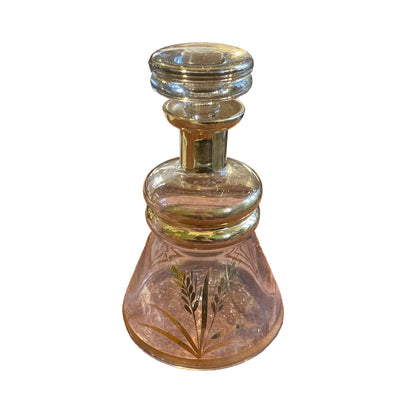 Carafe A Liqueur En Verre Doré