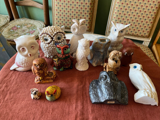 Lot 14 Chouettes Deco