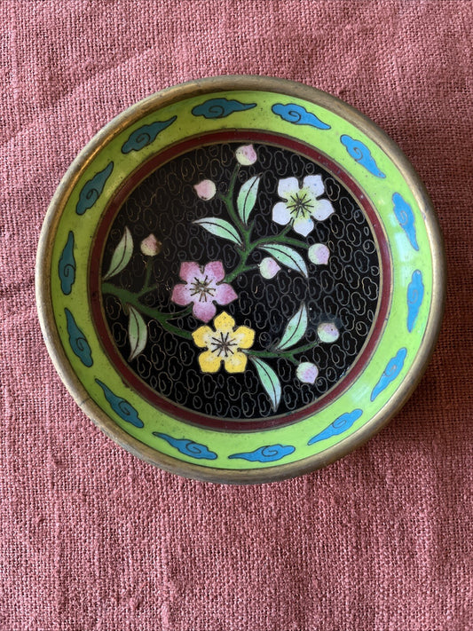 Coupelle Chinoise Émail Cloisonné