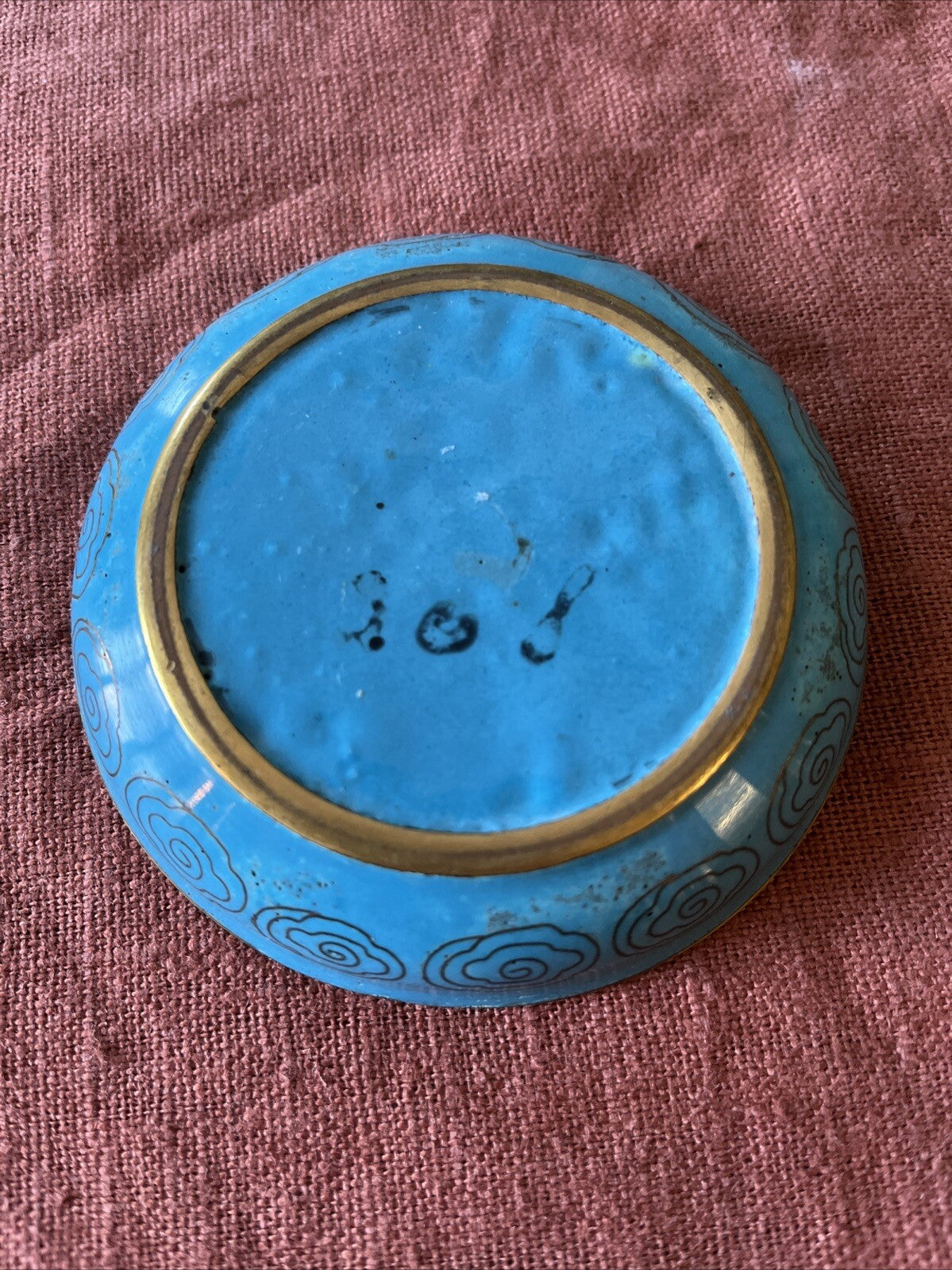 Coupelle Chinoise Émail Cloisonné