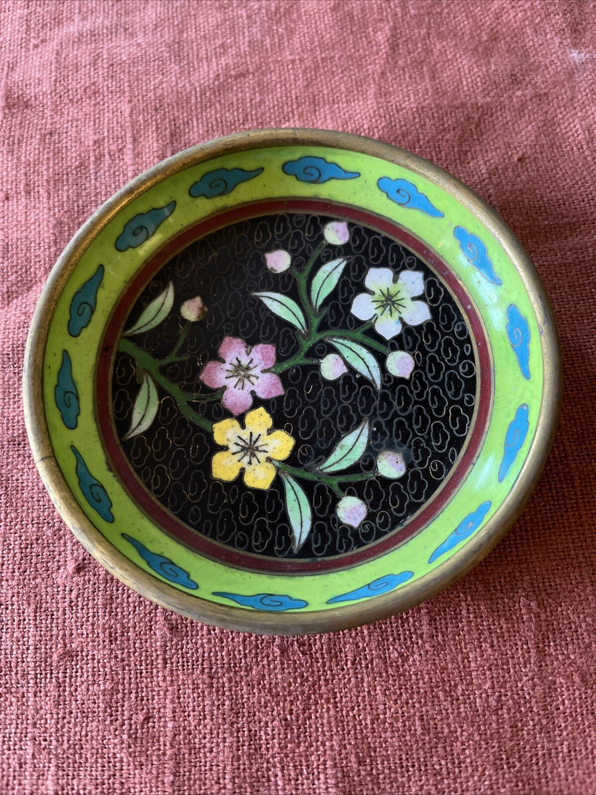 Coupelle Chinoise Émail Cloisonné