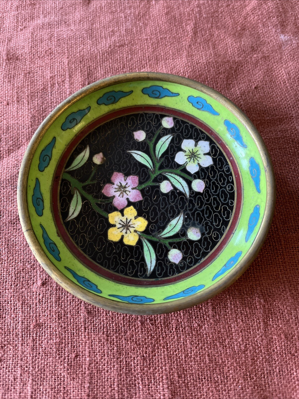 Coupelle Chinoise Émail Cloisonné