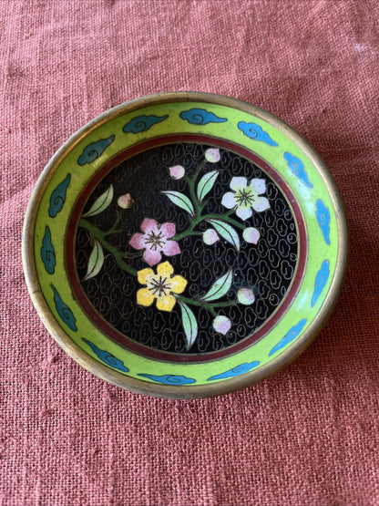 Coupelle Chinoise Émail Cloisonné