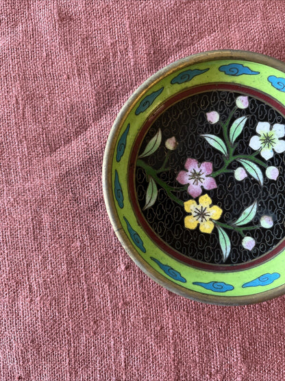 Coupelle Chinoise Émail Cloisonné