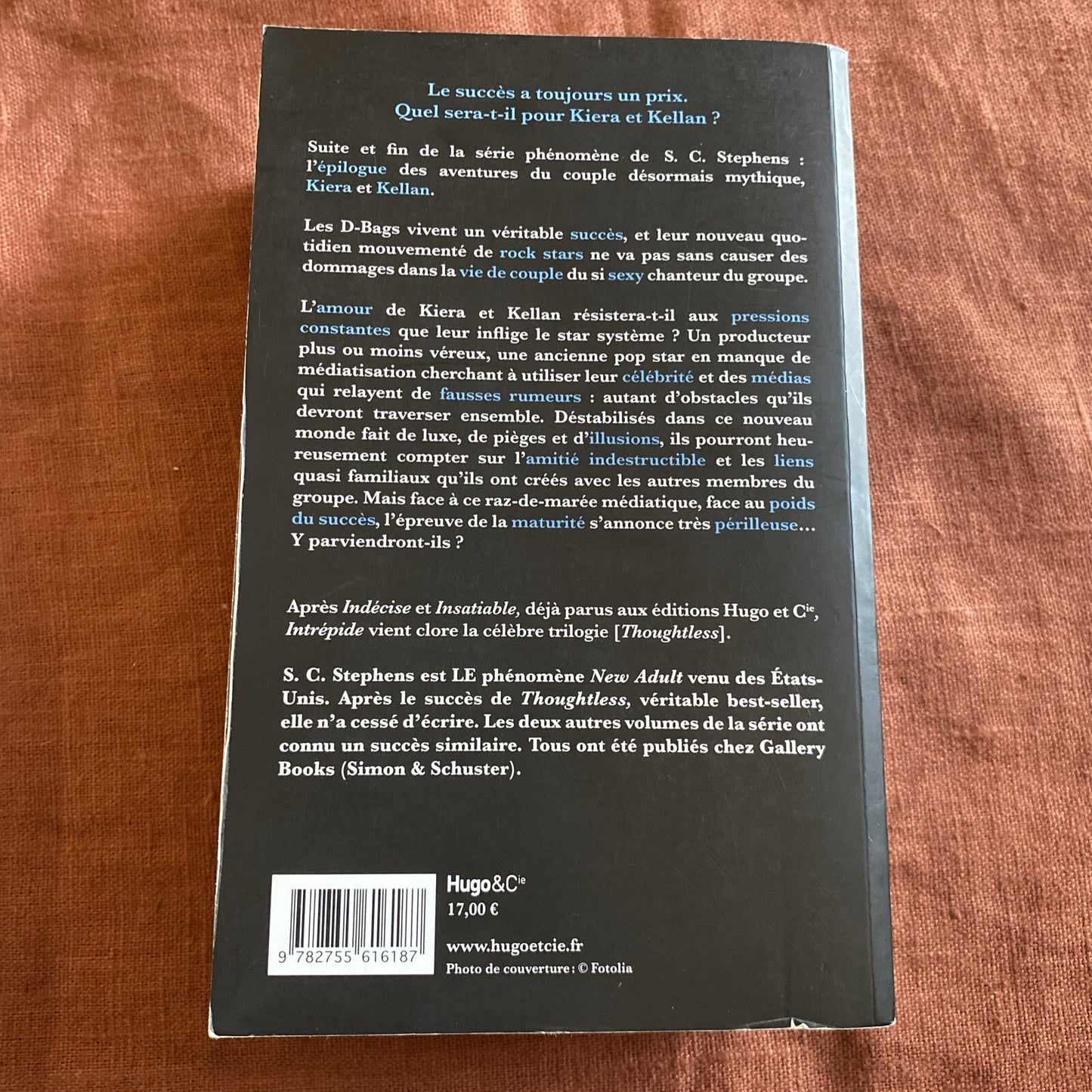 Livre Intrépide T03 de la trilogie Thoughtless, S c Stephens