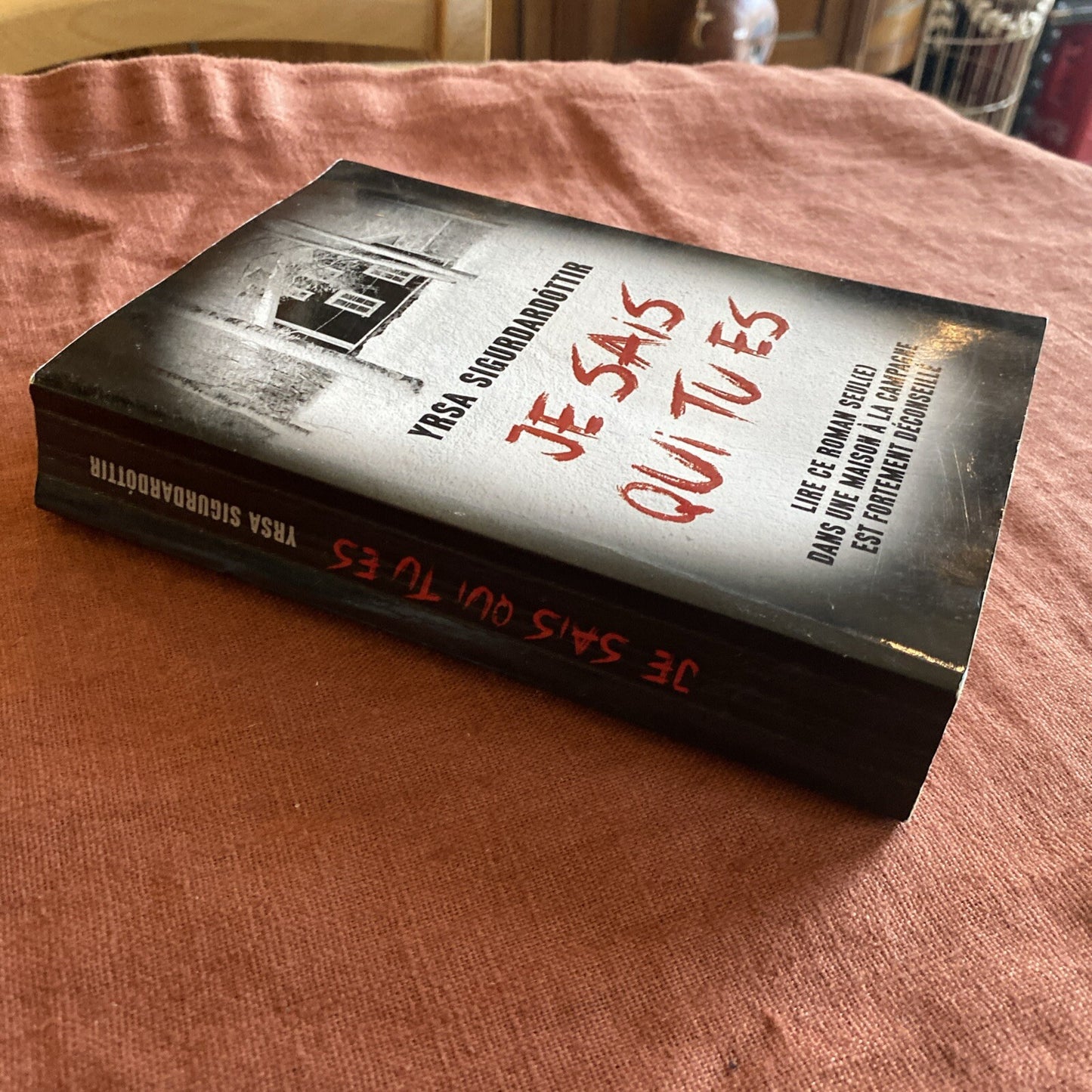 Livre je sais qui tu es Yrsa Sigurdardottir France Loisirs 2013 book