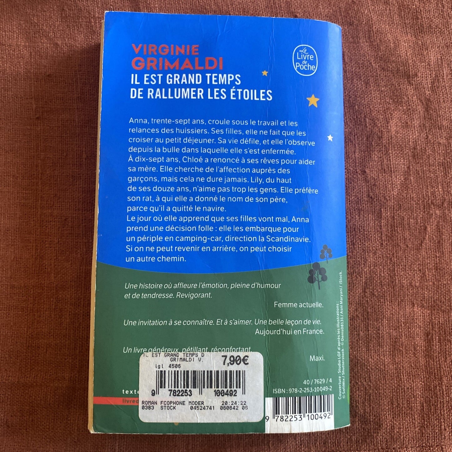 Il est grand temps de rallumer les étoiles, Virginie Grimaldi - livre -