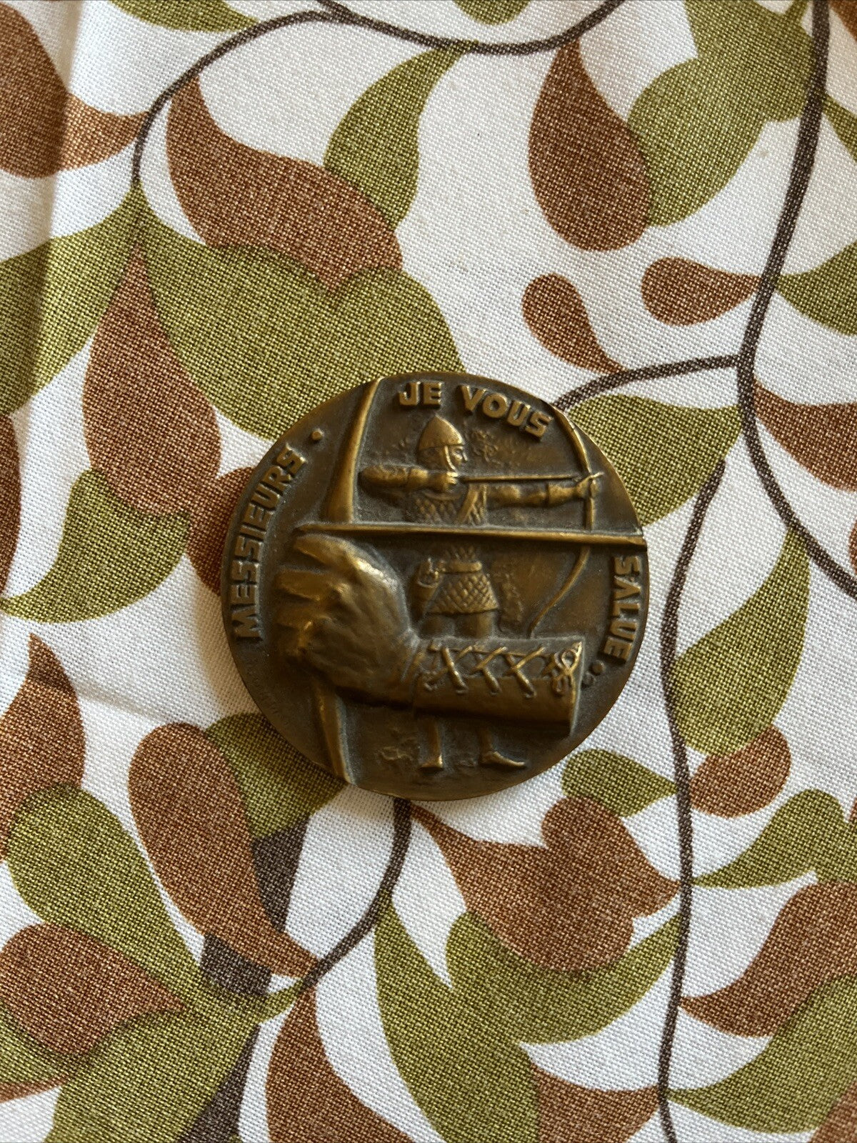 Médaille Bronze « Messieurs Je Vous Salue » 12.03.78