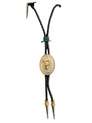 Cravate Western En Cuir Barlow Lettre P