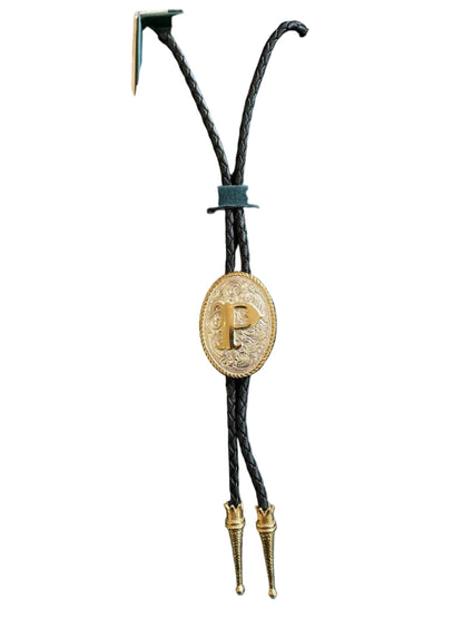 Cravate Western En Cuir Barlow Lettre P