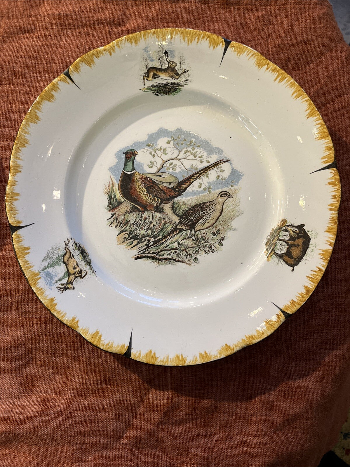 Assiette Plate Limcolor Décor Chasse