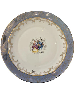 Assiette En Porcelaine Winterling Schwarzenbach Bavaria Germany