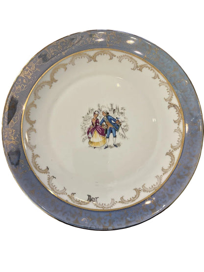 Assiette En Porcelaine Winterling Schwarzenbach Bavaria Germany
