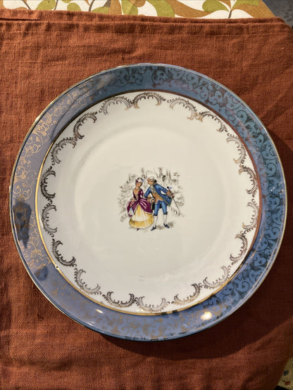 Assiette En Porcelaine Winterling Schwarzenbach Bavaria Germany