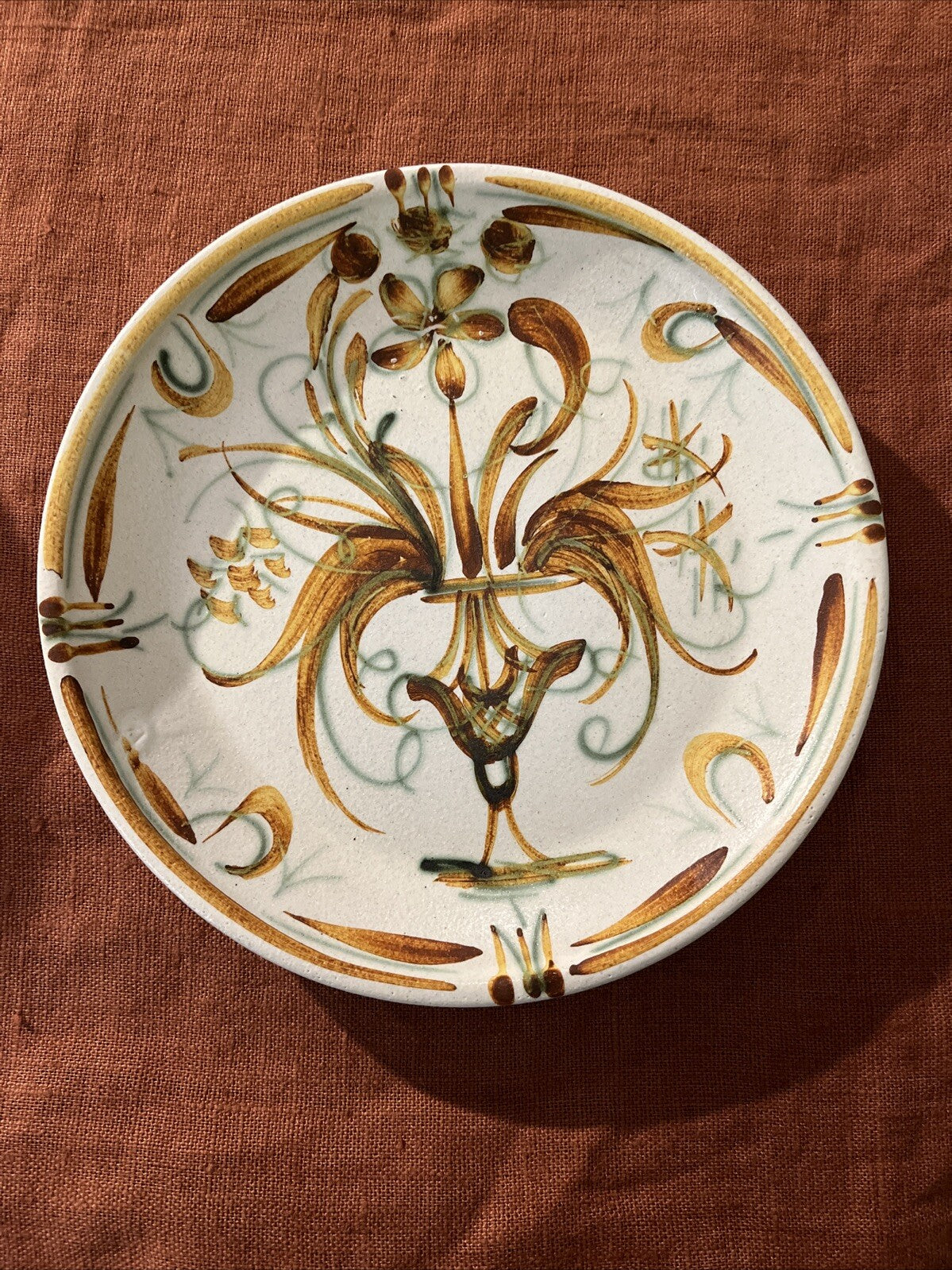 Ancienne Assiette En Gres Quimper Keraluc