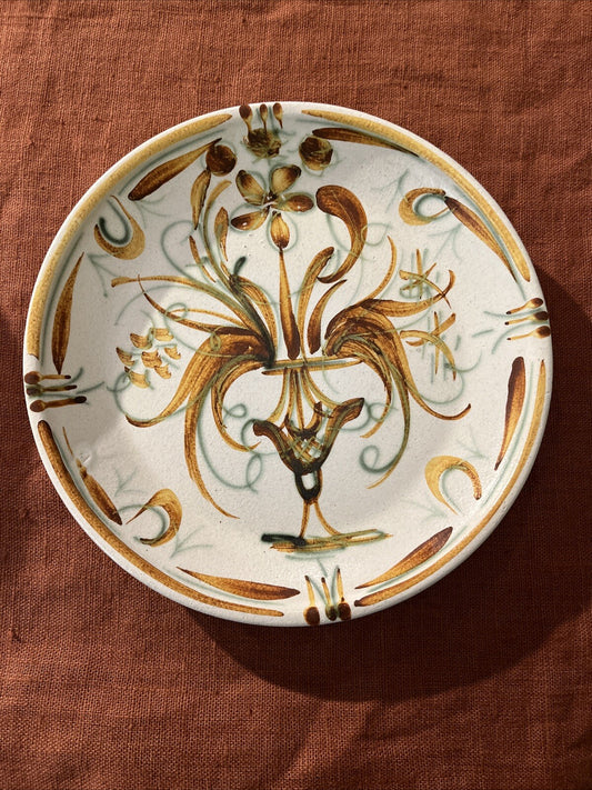 Ancienne Assiette En Gres Quimper Keraluc