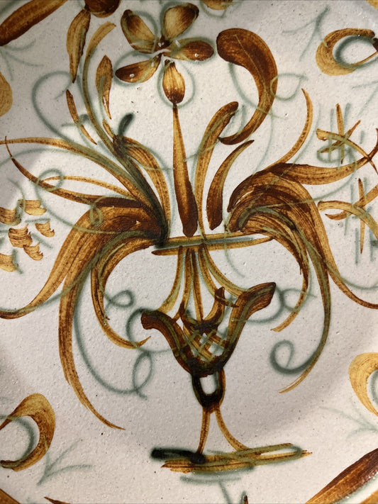 Ancienne Assiette En Gres Quimper Keraluc