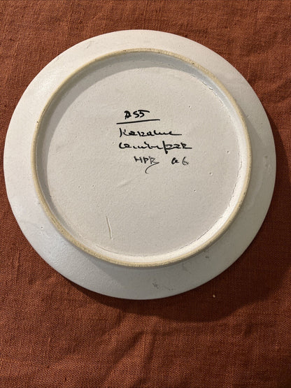 Ancienne Assiette En Gres Quimper Keraluc