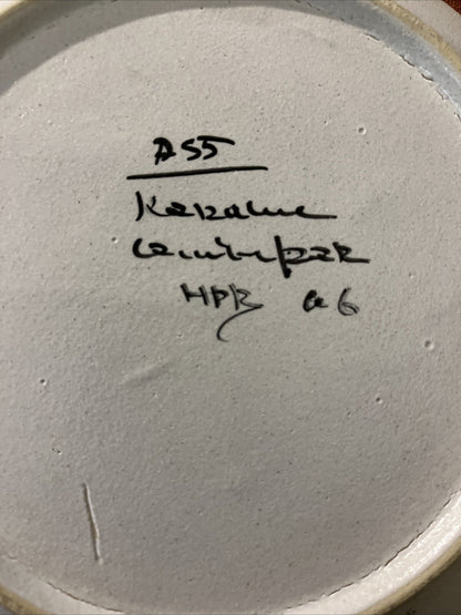 Ancienne Assiette En Gres Quimper Keraluc