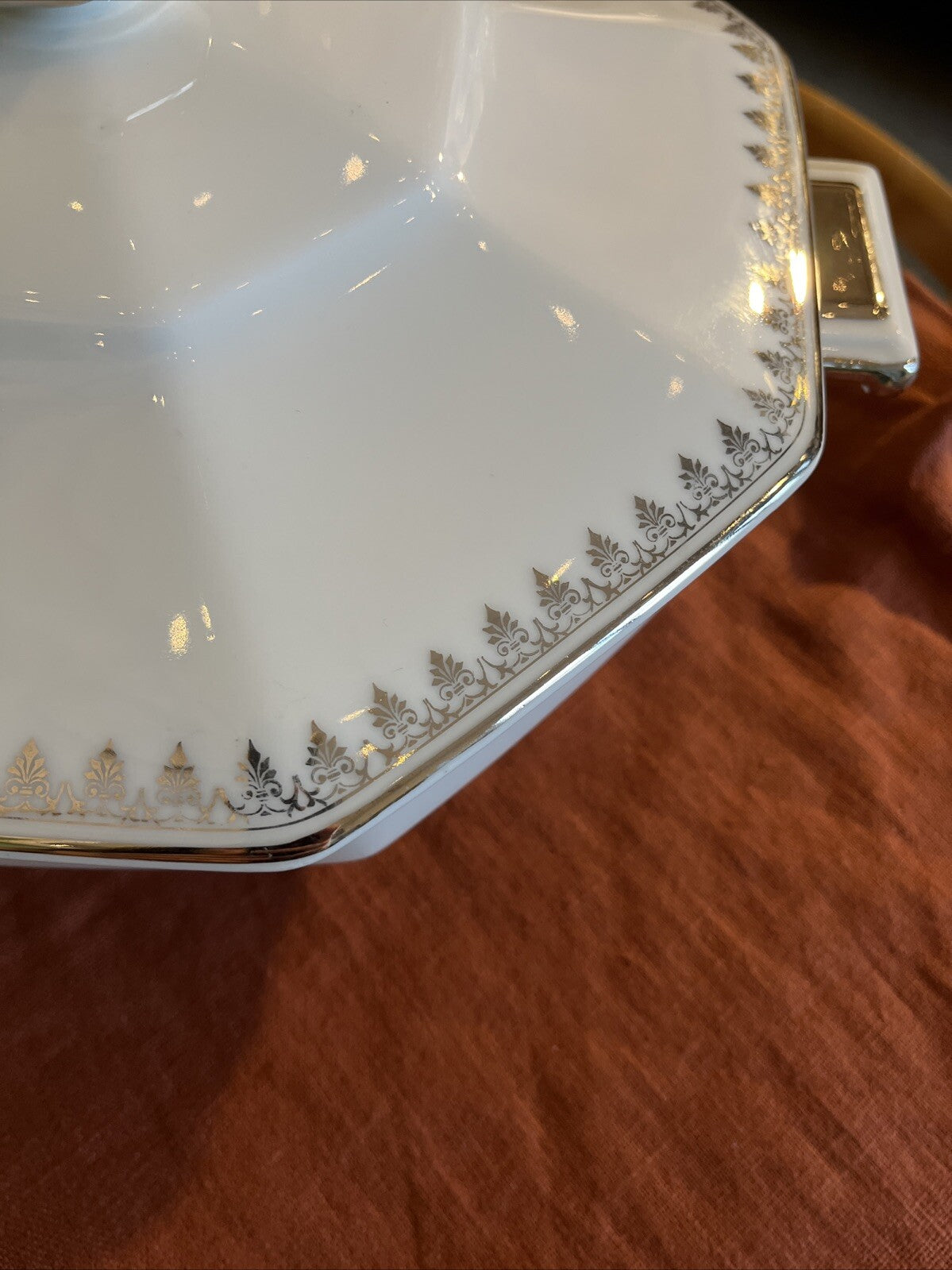 Soupière Porcelaine De Limoges Art Deco