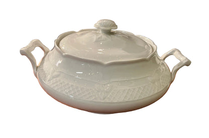 Soupière En Porcelaine Blanche
