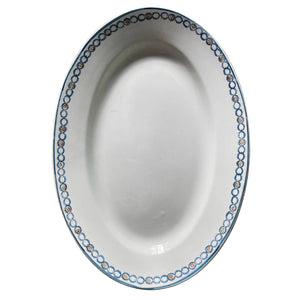 Grand Plat Faïence De Longwy