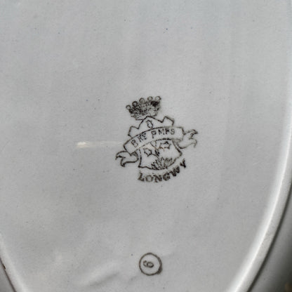 Grand Plat Faïence De Longwy