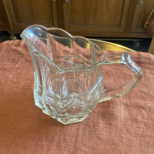 Pichet En Verre Taillé Ancien