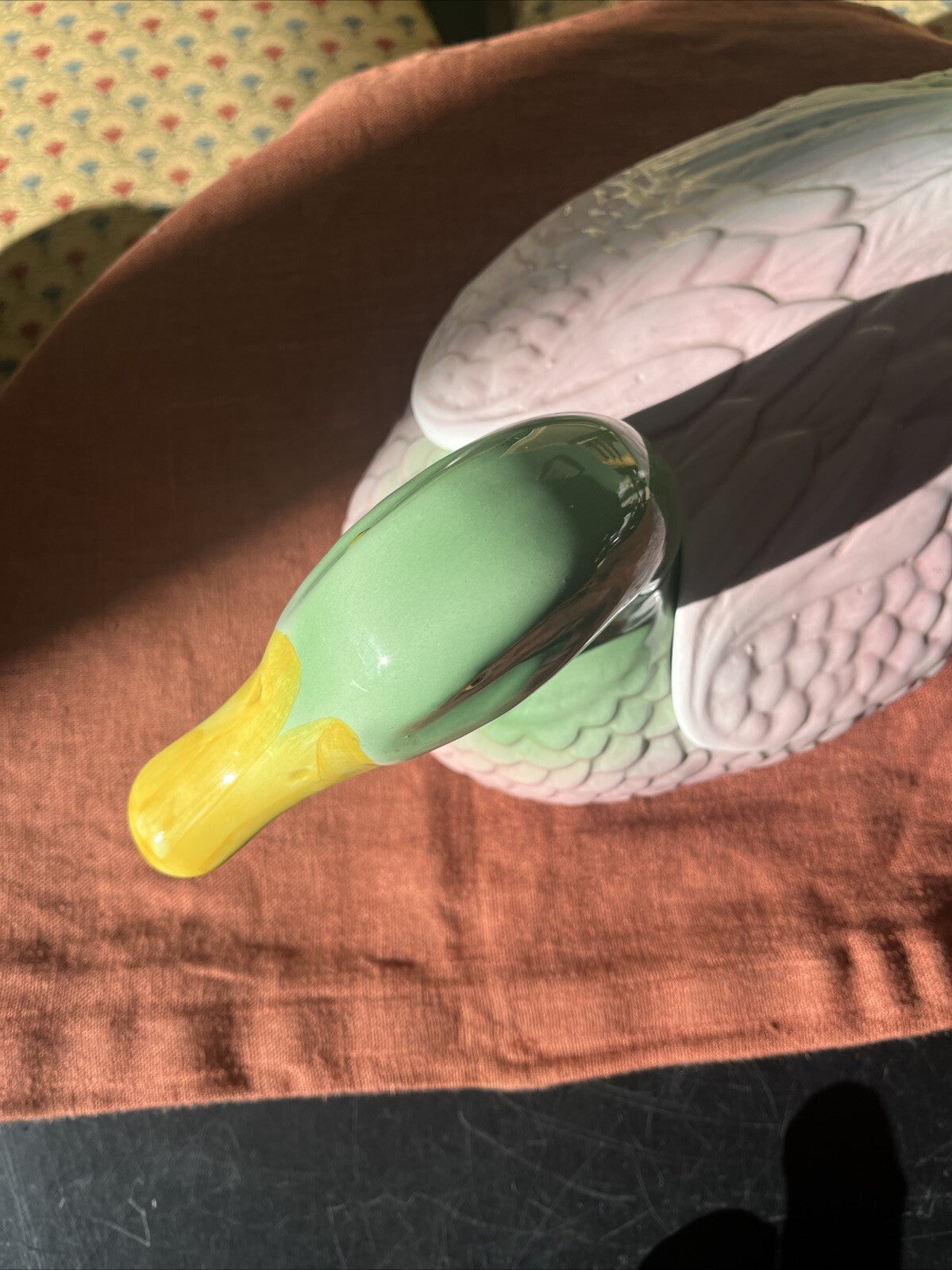 Grande Boîte En Céramique Canard