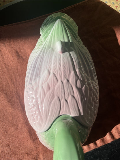 Grande Boîte En Céramique Canard