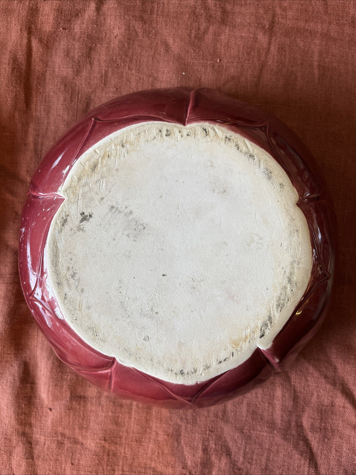 Saladier Vintage Céramique Fleur