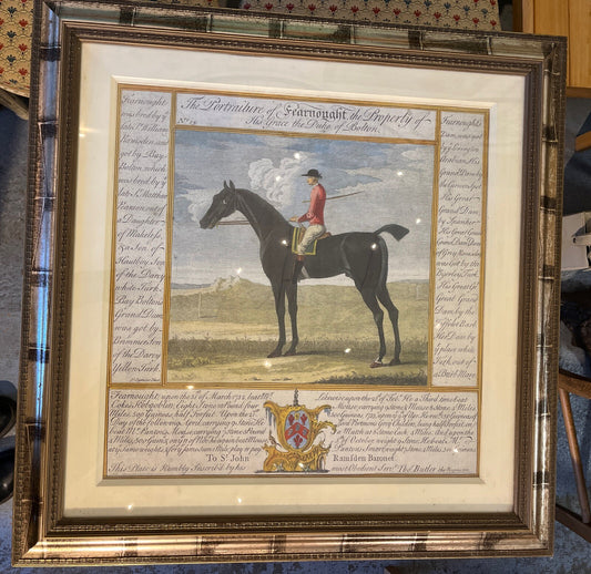 Grand Portrait De « Fearnought, The Property Of His Grace The Duke Of Bolton »