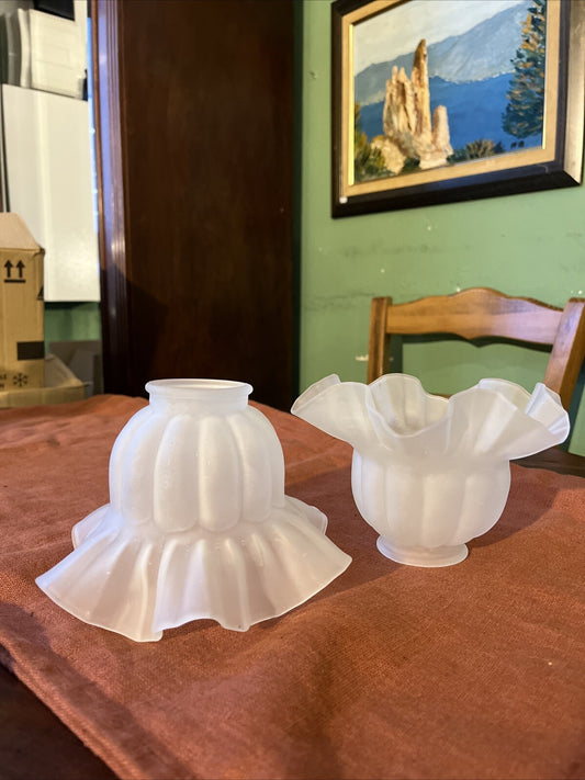 Lot De 2 Tulipes En Verre