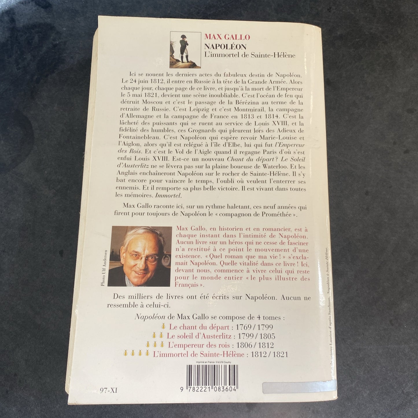 Livre Napoleon 4: L'immortel de sainte-Helene, Gallo, Max
