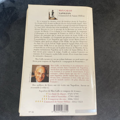 Livre Napoleon 4: L'immortel de sainte-Helene, Gallo, Max