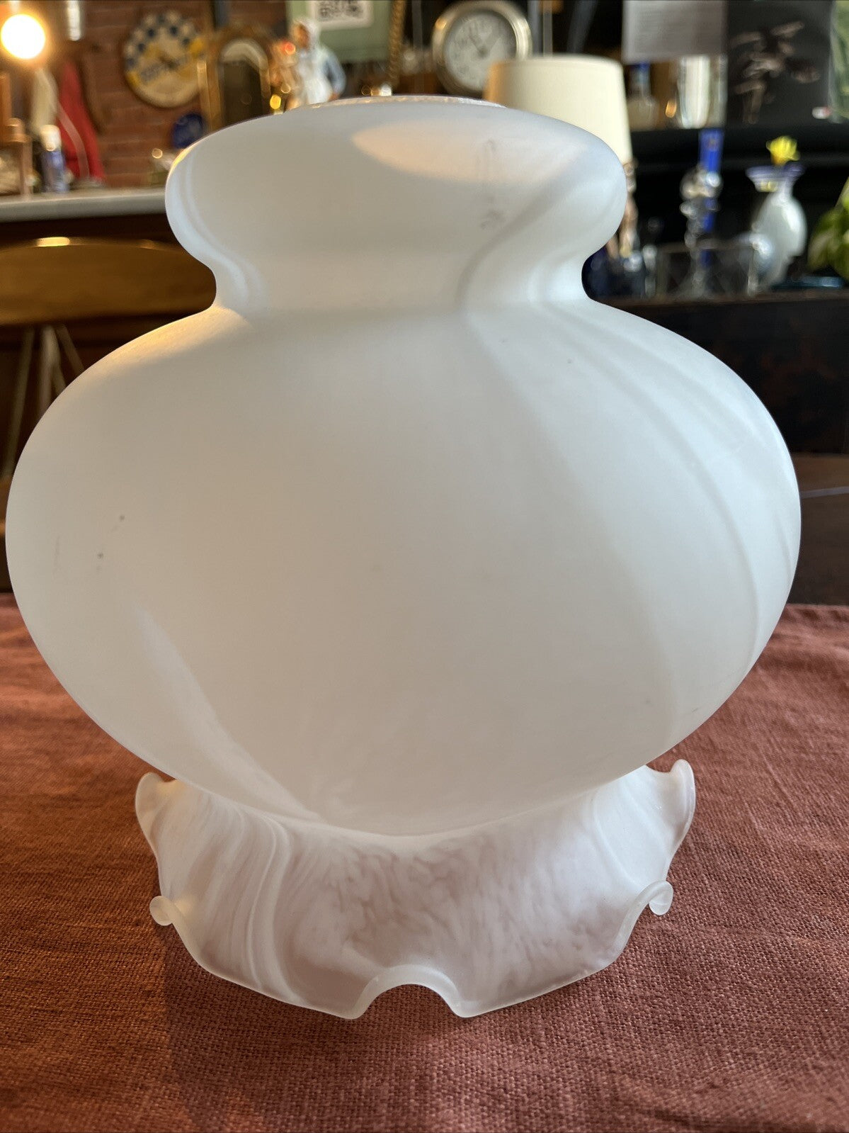 Lot De Deux Grandes Tulipes / Globe