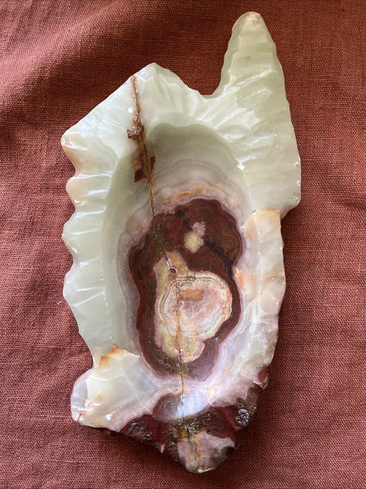 Vide Poche/cendrier Forme Corse En Pierre, Albâtre ?