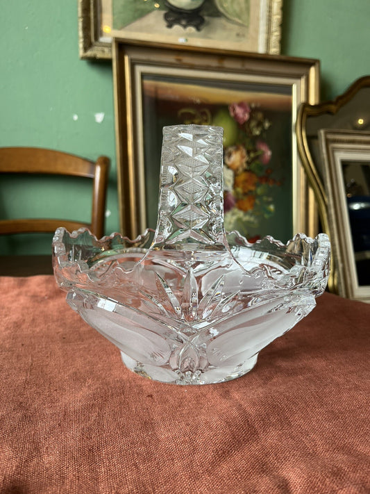 Panier En Cristal De Bohème