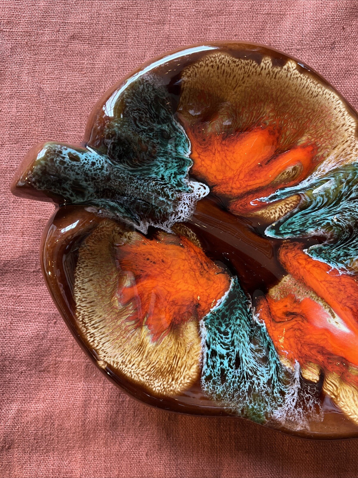 Vide Poche/plat En Forme De Feuille Vallauris