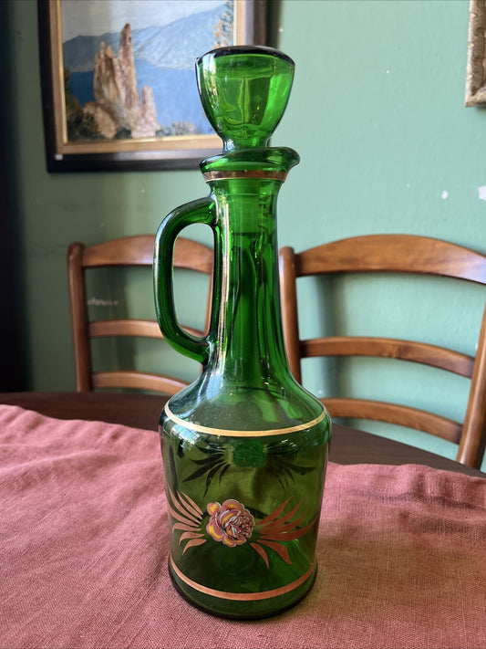 Carafe En Verre Avec Son Bouchon