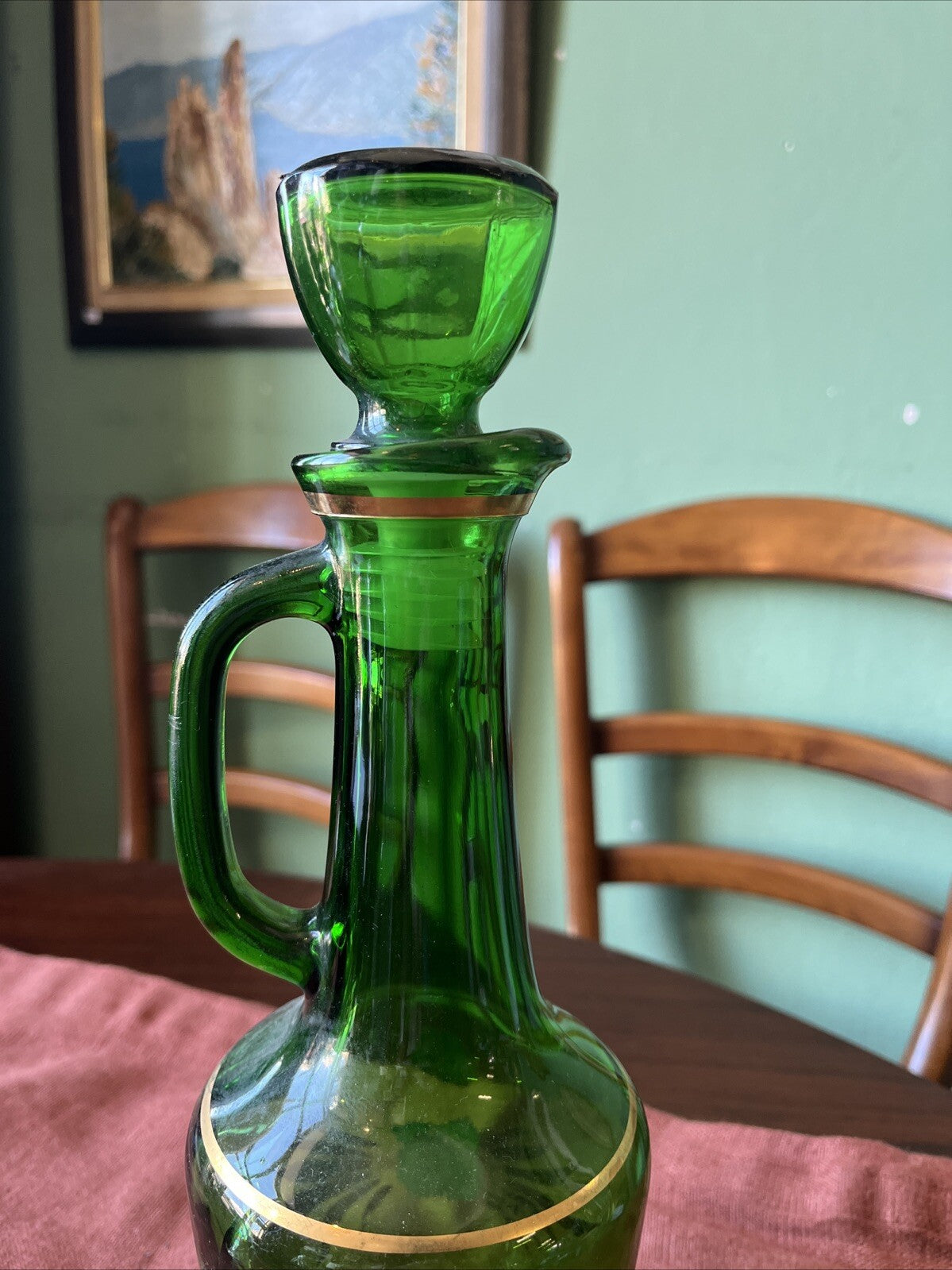Carafe En Verre Avec Son Bouchon