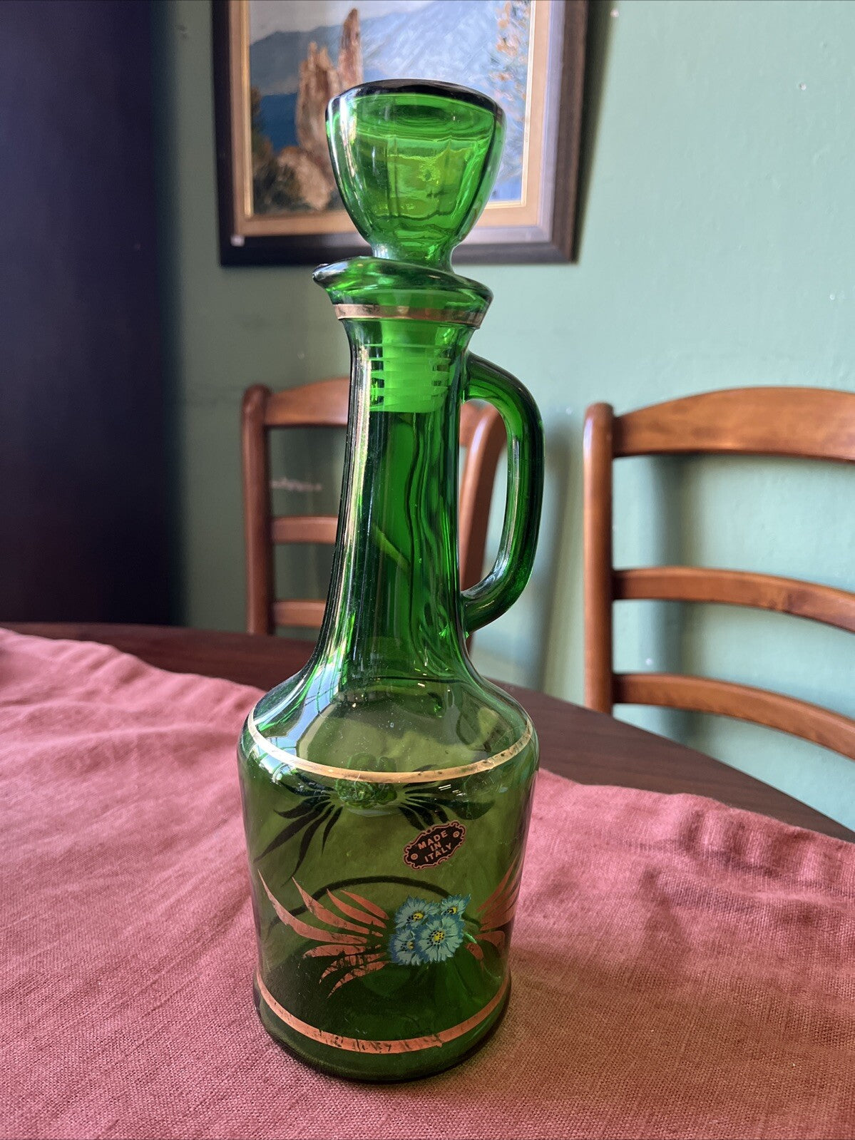 Carafe En Verre Avec Son Bouchon