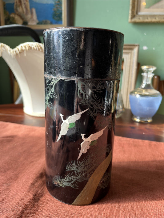 Ancienne Boîte À Thé Japonaise