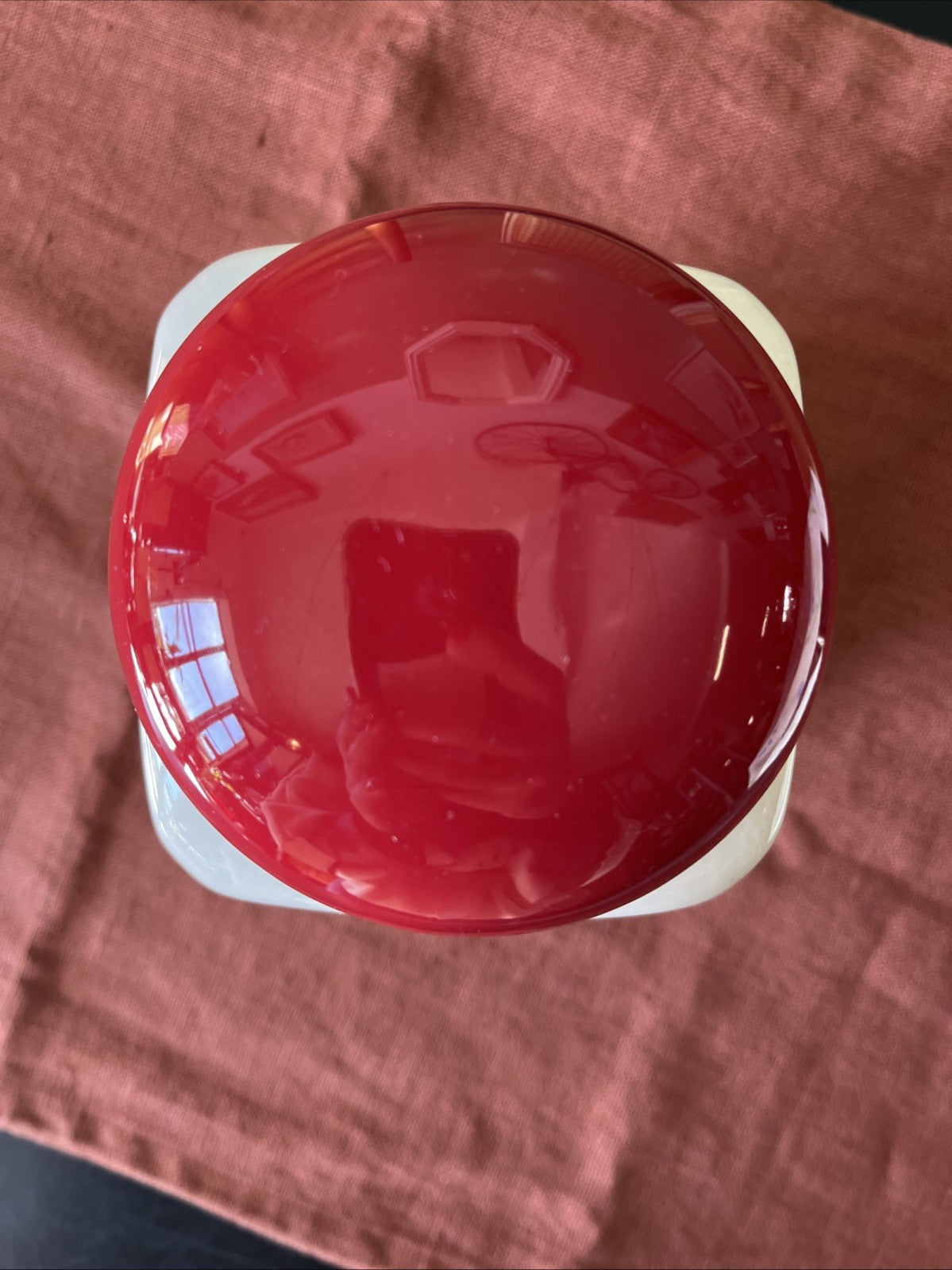 Pot Céramique Poule Rouge